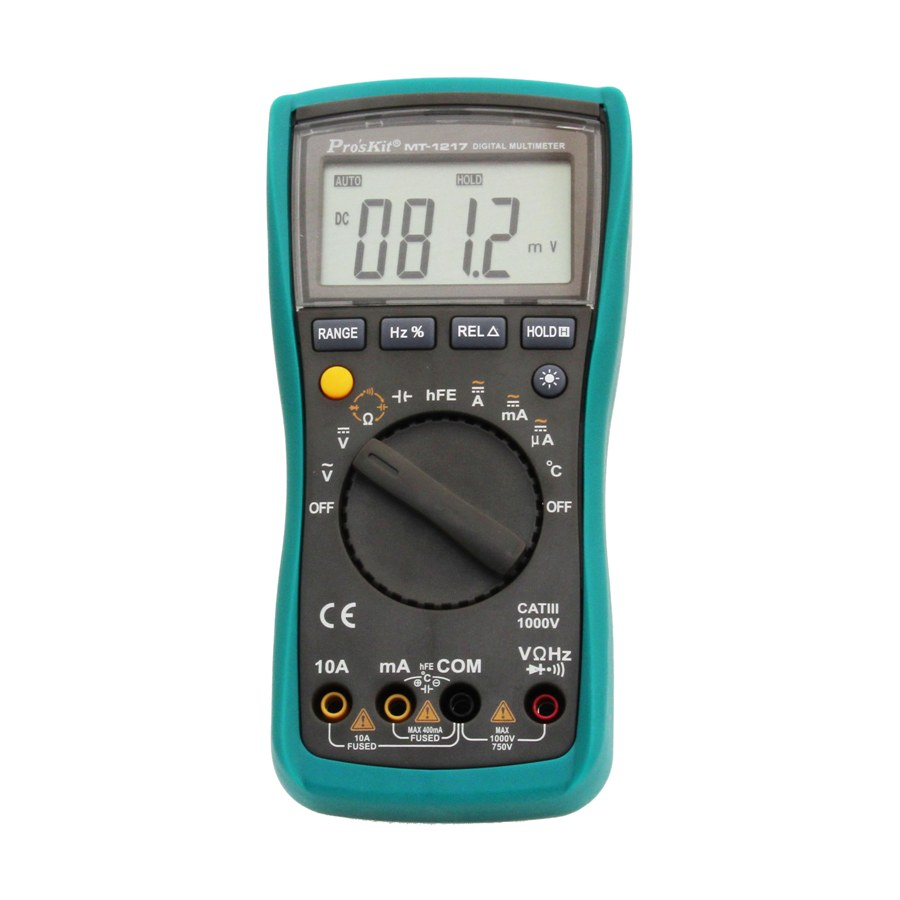 PROSKIT MT-1217 3 3/4 Auto Range Digital Multimeter